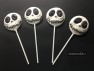 539sp Jacky Skeleton Chocolate or Hard Candy Lollipop Mold